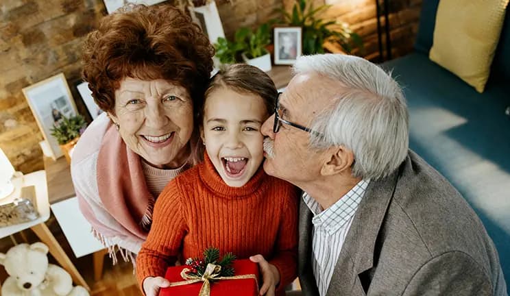 Család a természetben